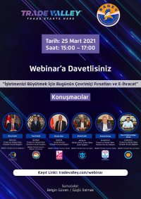 BAGEV'DEN E-İHRACAT WEBİNARI - 25 MART 2021